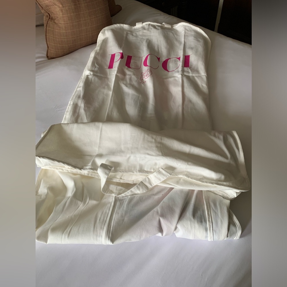 Emilio Pucci garment authentic bag with zipper. Rate, unique, great for  travel